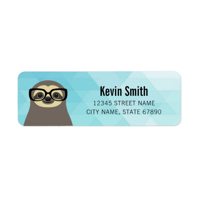 Sloth Return Address Labels (Front)