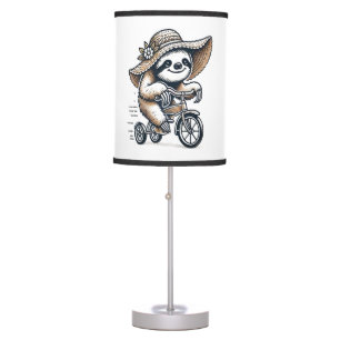 Sloth Riding Bike Table Lamp