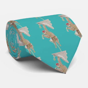 Sloth Rock Climber Trad gear Neck Tie