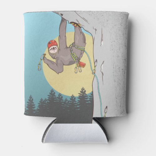 Sloth rock climbing can cooler