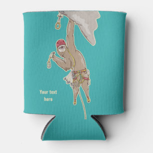 Sloth rock climbing can cooler