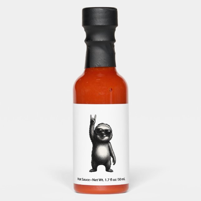 Sloth Rocking Dance Hot Sauces (Front)