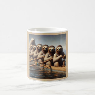 Sloth Rowing Team Coffee Mug
