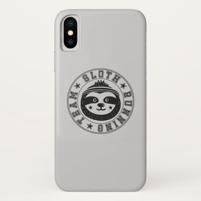 Sloth Running Team Case-Mate iPhone Case (Back)