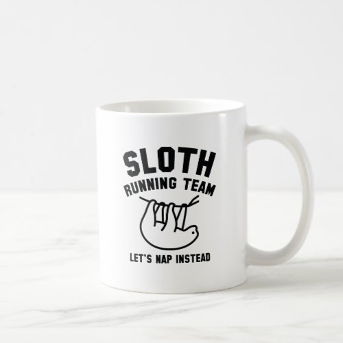 Sloth Running Team Coffee Mug