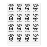 Sloth Running Team Funny Running