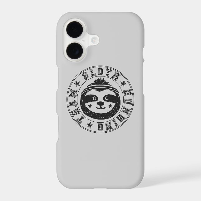 Sloth Running Team Iphone Case (Back)