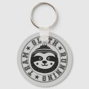 Sloth Running Team Keychain