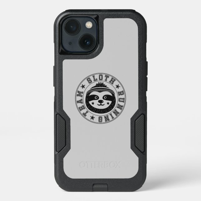 Sloth Running Team Otterbox iPhone Case (Back)
