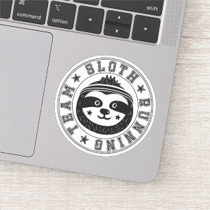 Sloth Running Team Sticker