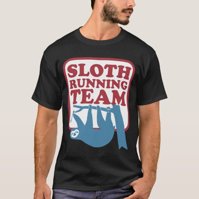 sloth running team T-Shirt (Front)
