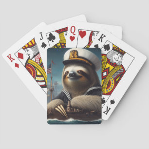 Sloth Sailor Poker Cards