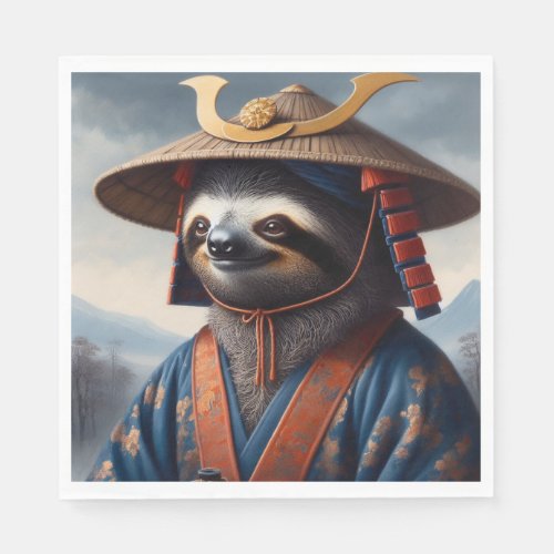 Sloth Samurai Napkins