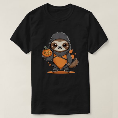 Sloth Samurai Ninja Quirky and Unique Warrior T_Shirt