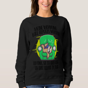 sloth saying cleaning window cleaner housework sweatshirt