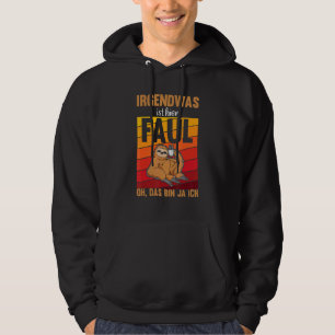 Sloth Saying Employee Of The Month Lazy Office Hoodie