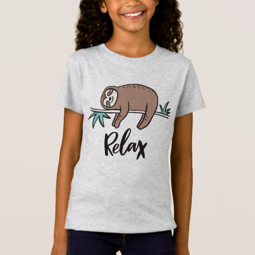 Sloth Says Relax T_Shirt