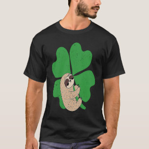 Sloth Shamrock Cute C Lazy St Patricks Day Animal  T-Shirt