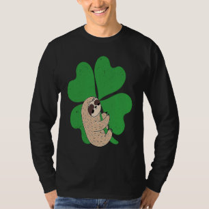 Sloth Shamrock Cute C Lazy St Patricks Day Animal T-Shirt
