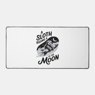 Sloth Shirt Safari Christmas Santa Desk Mat