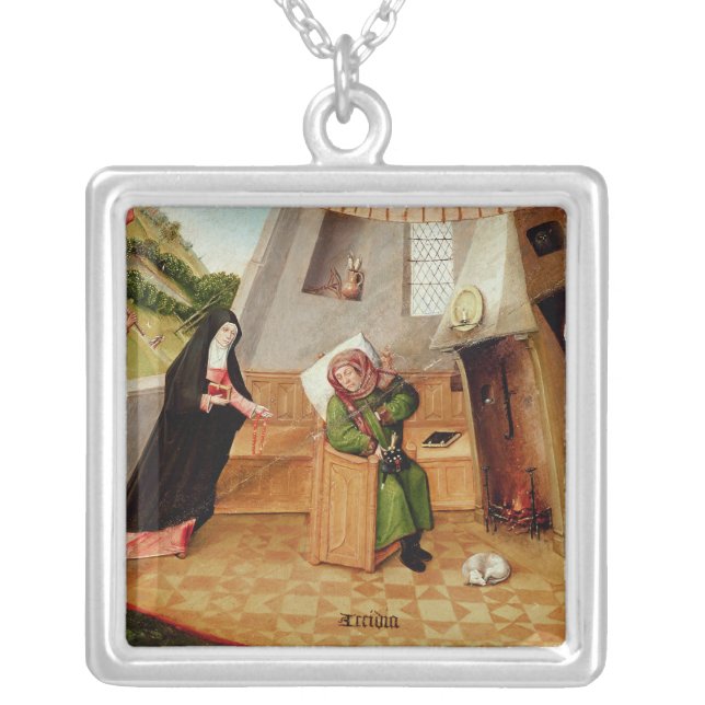 Sloth Silver Plated Necklace (Front)