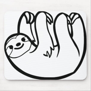 sloth - Sloth funny Mouse Pad