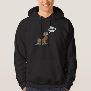 Sloth Sloth Yoga Poses Sports Gymnastics Ohm Heart Hoodie
