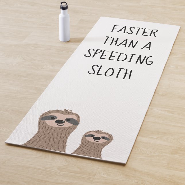 Sloth Sloths Funny Yoga Mats (In Situ)