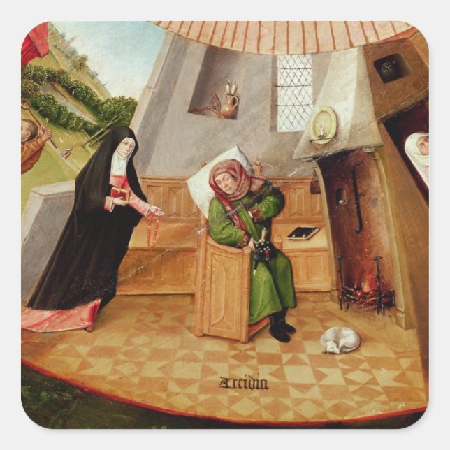 Sloth Square Sticker (Front)