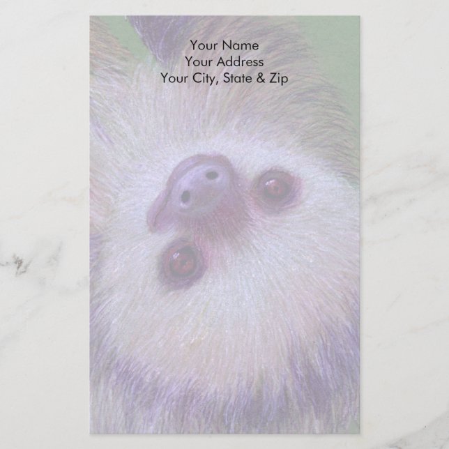 Sloth Stationery (Front)