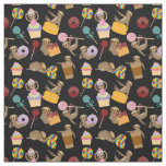 Sloth Sweet Treats Pattern Fabric