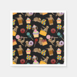 Sloth Sweet Treats Pattern Napkins