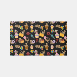 Sloth Sweet Treats Pattern Rug