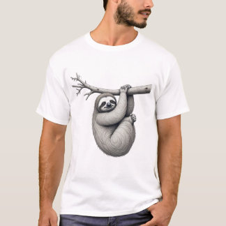 Sloth T-Shirt – Chill & Lazy Animal Design