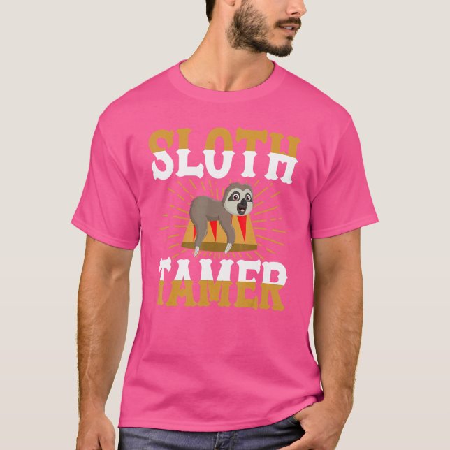 Sloth Tamer Carnival Costume Circus Acts T-Shirt (Front)