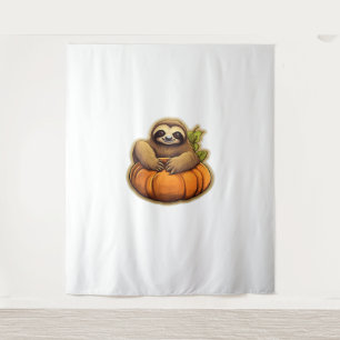 Sloth themed halloween Oversized T-Shirt_1 Tapestry