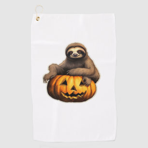 Sloth themed halloween Oversized T-Shirt Golf Towel