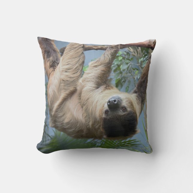 Sloth Throw Pillow (Front)