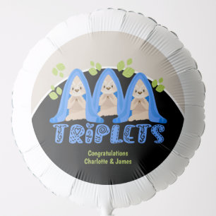 Sloth Triplet Cute New Boys Baby Balloon