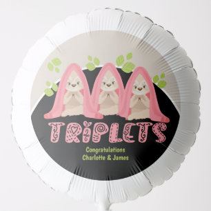Sloth Triplet Cute New Girls Baby Balloon