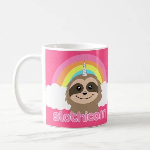 Sloth Unicorn Slothicorn Mug