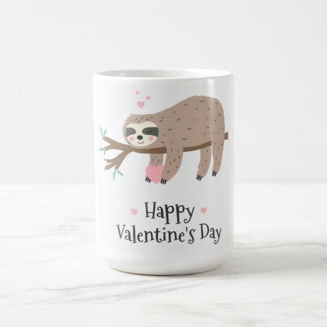 Sloth Valentine`s  Day Mug (Center)