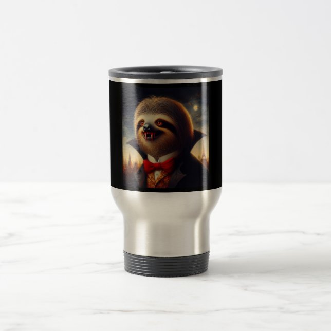 Sloth Vampire Travel Mug (Center)