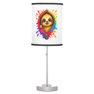 Sloth Wear Sunglasses Hawaiian Vintage Table Lamp