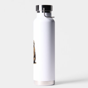 Sloth Woodcut Vintage Wildlife Tee 2 Water Bottle