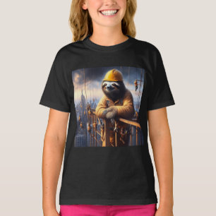 Sloth Working the High Steel T-Shirt