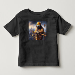 Sloth Working the High Steel Toddler T-shirt