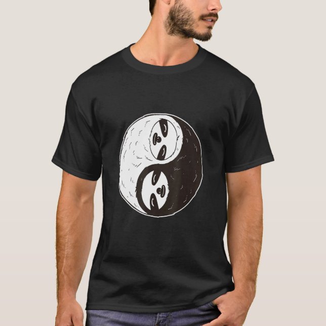 Sloth Yin Yang T-Shirt (Front)