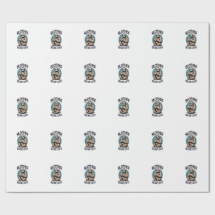 Slothee before coffee Sublimation Wrapping Paper