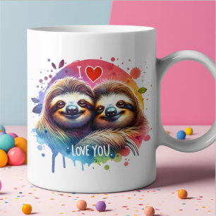 Slothful Affection I love you Coffee Mug